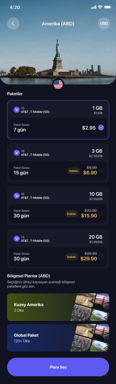 Mobile App Screen 3
